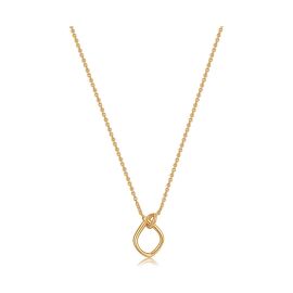 Gold knot pendant necklace / Ania Haie